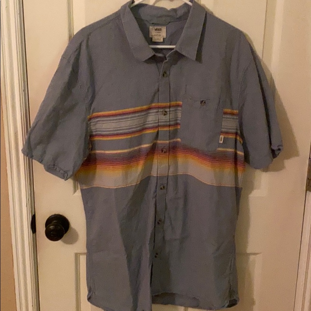 Vans tailored for short sleeve button up